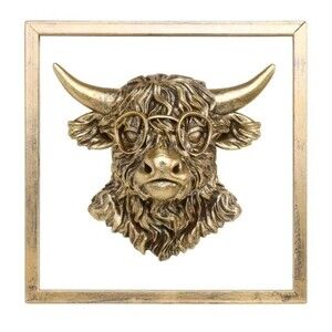 Animal Heads Wall Decor (Includes Metal Frame) Resin Animals Sculptures Head ...